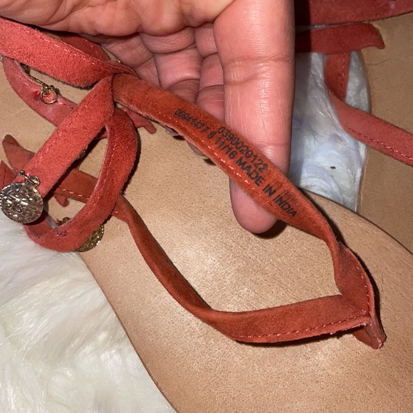 ASOS Ankle/Gladiator, Medallion Wrap Tie Sandals - Picture 3 of 5